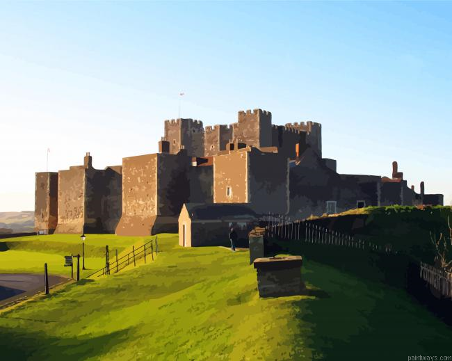 Dover Castle Building Painting By Numberss.png
