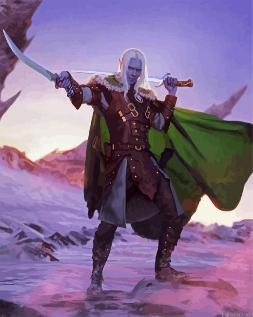 Drizzt Dourden Painting By Numberss.png