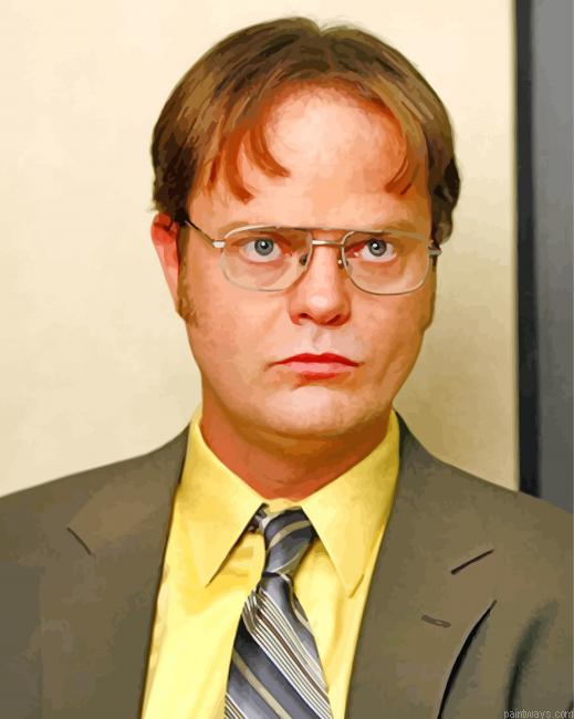 Dwight Schrute Character Painting By Numberss.png