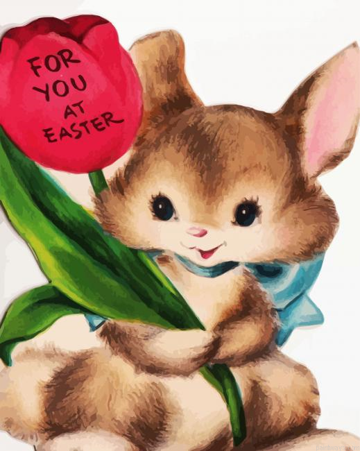 Easter Rabbit Painting By Numberss.png