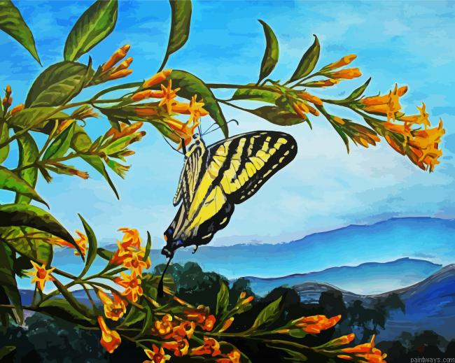 Eastern Tiger Swallowtail Painting By Numberss.png