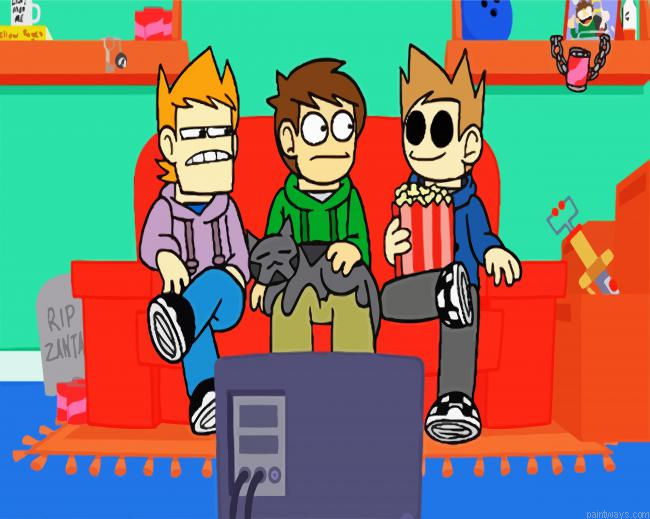 Eddsworld Characters Painting By Numberss.png
