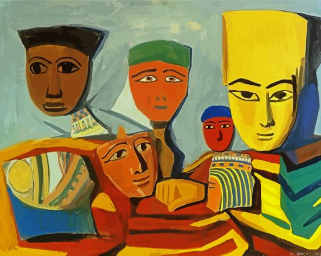 Egyptian Masks Painting By Numberss.png
