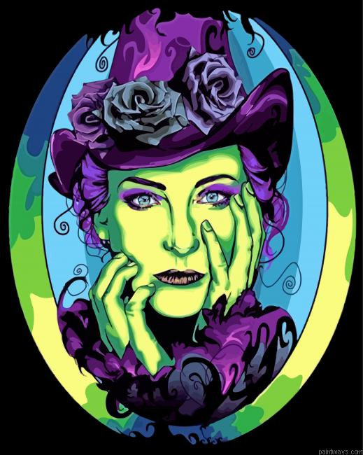Elphaba Illustration Painting By Numberss.png
