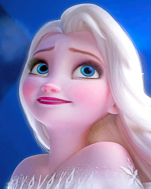 Elsa Disney Painting By Numberss.png