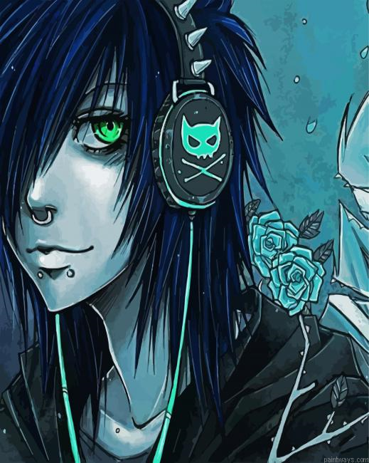 Emo Boy Painting By Numberss.png