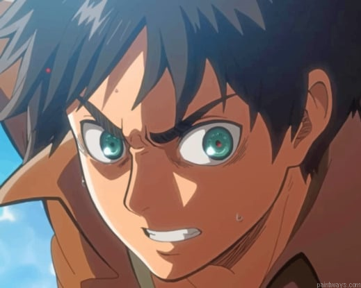 Eren Yeager New Painting By Numberss.png