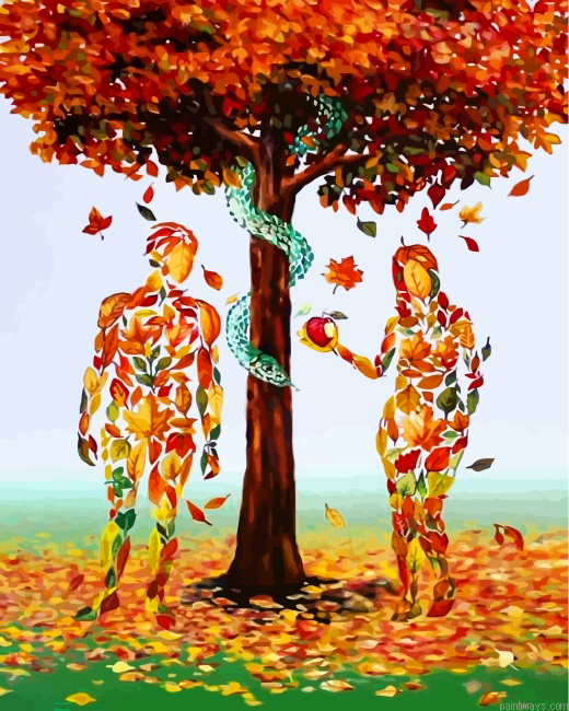 Eve And Adam Painting By Numbers.png