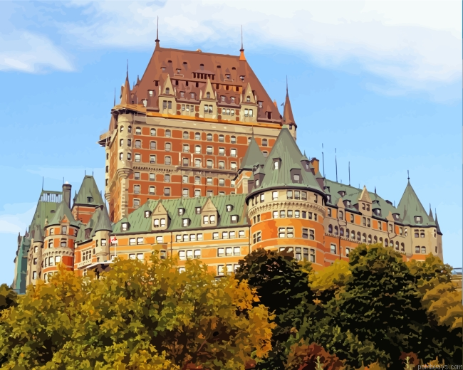 Fairmont Le Chateau Frontenac Painting By Numberss.png