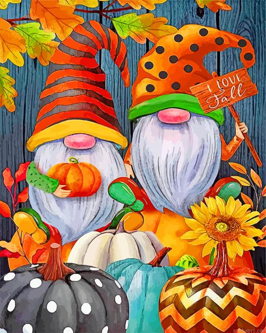Fall Gnomes With Pumpkins Painting By Numberss.png