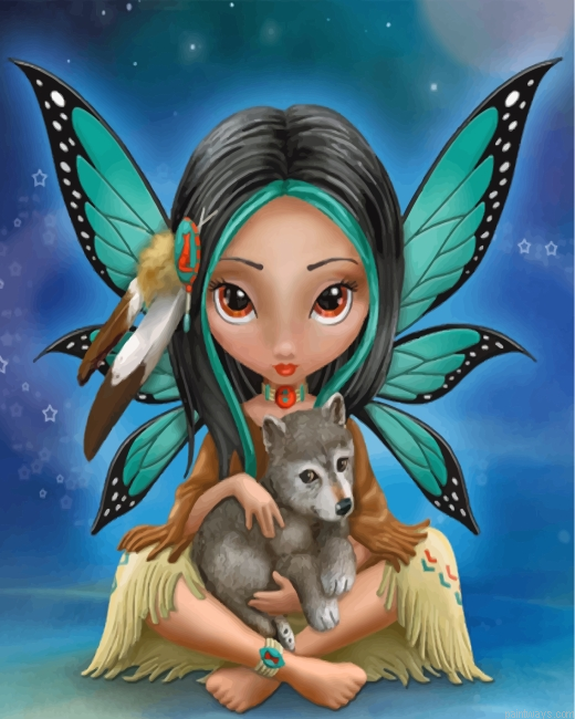 Fantasy Fairy Painting By Numbers.png