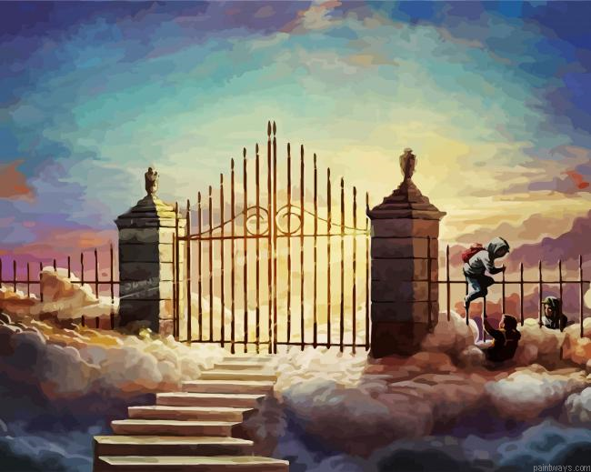 Fantasy Heaven Gate Painting By Numberss.png