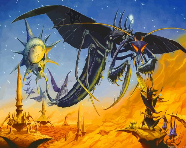 Fantasy Mantis Painting By Numberss.png