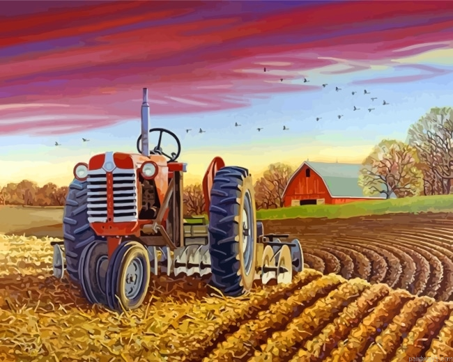 Farm Tractor Painting By Numbers.png