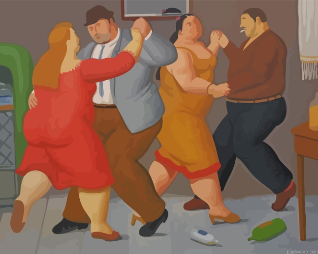 Fat Couples Dancing Painting By Numbers.png