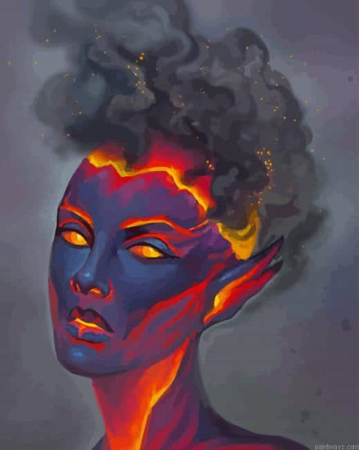 Female Fire New Painting By Numberss.png