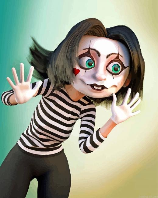 Female Mime Painting By Numberss.png