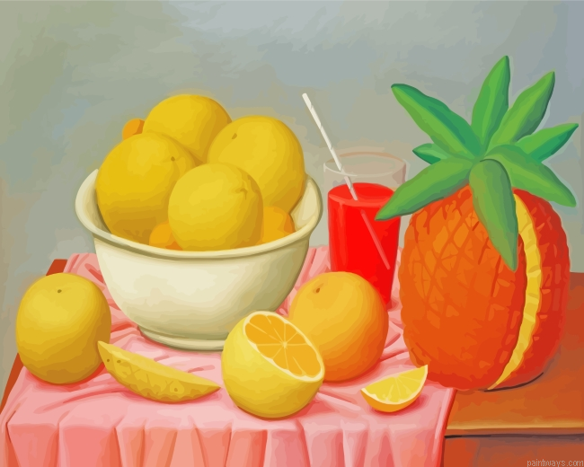 Fernando Botero Fruits Painting By Numberss.png