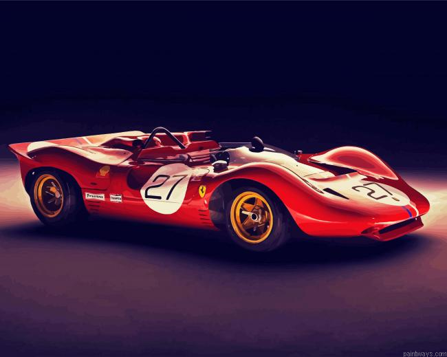 Ferrari Race Car Painting By Numberss.png