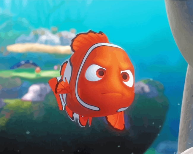 Finding Nemo Touching The Boat Painting By Numbers.png