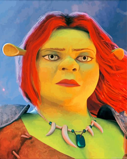 Fiona Shrek Painting By Numbers.png
