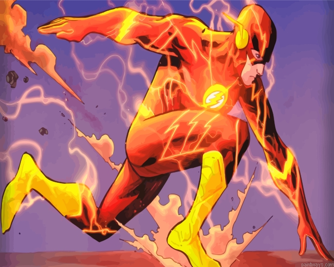 Flash Hero Painting By Numbers.png