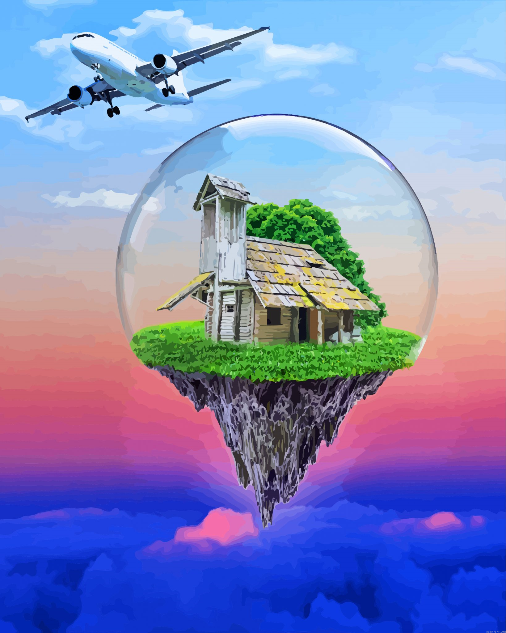 Floating Island Painting By Numbers.png