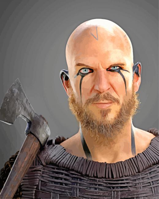 Floki With Axe Painting By Numberss.png