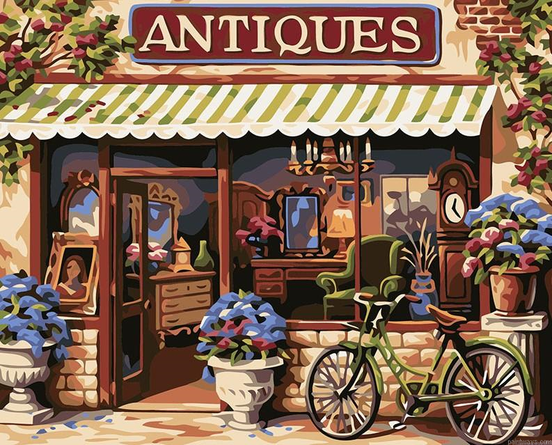 Flower Store Landscape Diy Painting By Numberss.png