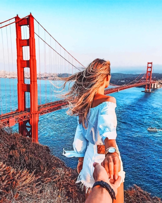 Follow Me To Golden Gate Bridge Cities Painting By Numberss.png