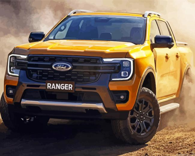 Ford Ranger Car Painting By Numberss.png