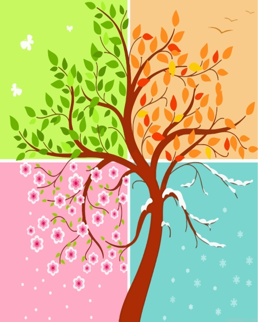 Four Season Tree Painting By Numberss.png