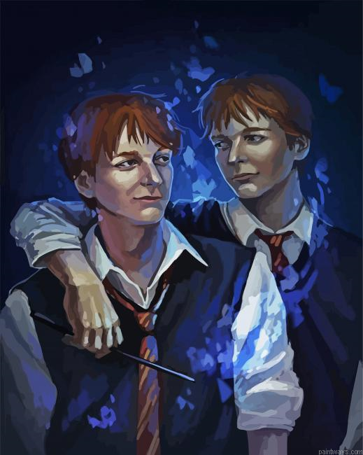 Fred And George Weasley Painting By Numberss.png