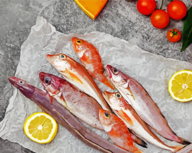 Fresh Fishes Painting By Numberss.png