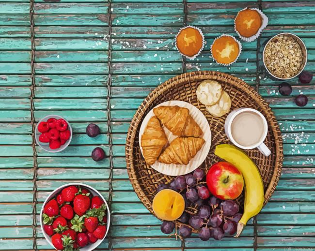 Fresh Healthy Breakfast Painting By Numberss.png