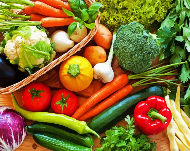 Fresh Vegetables Painting By Numberss.png