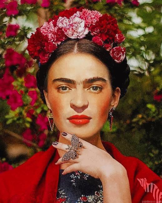 Frida Kahlo Portrait New Painting By Numberss.png