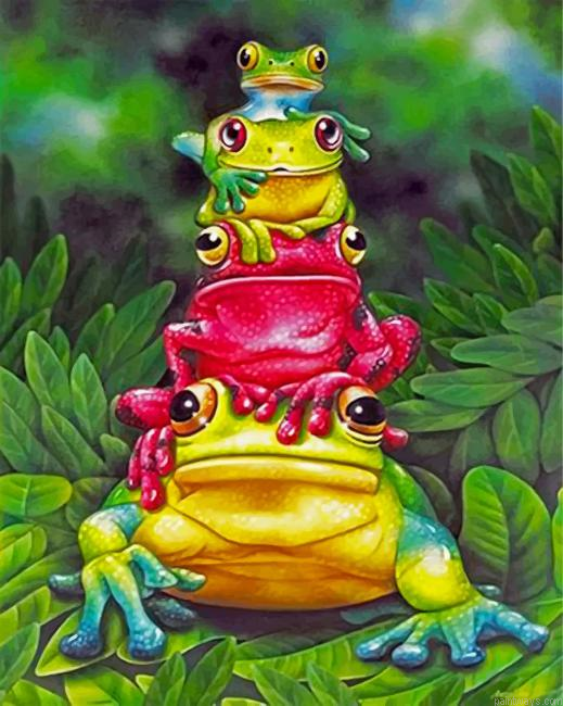 Frog Family Painting By Numbers.png