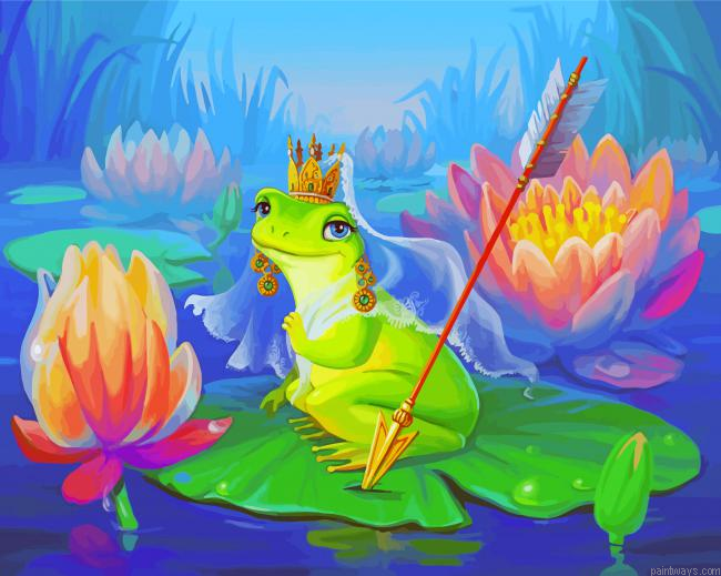 Frog Queen Painting By Numbers.png