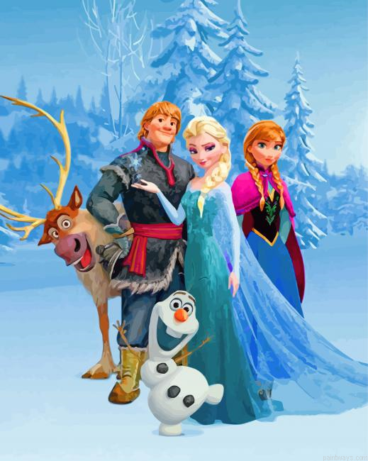 Frozen Painting By Numberss.png