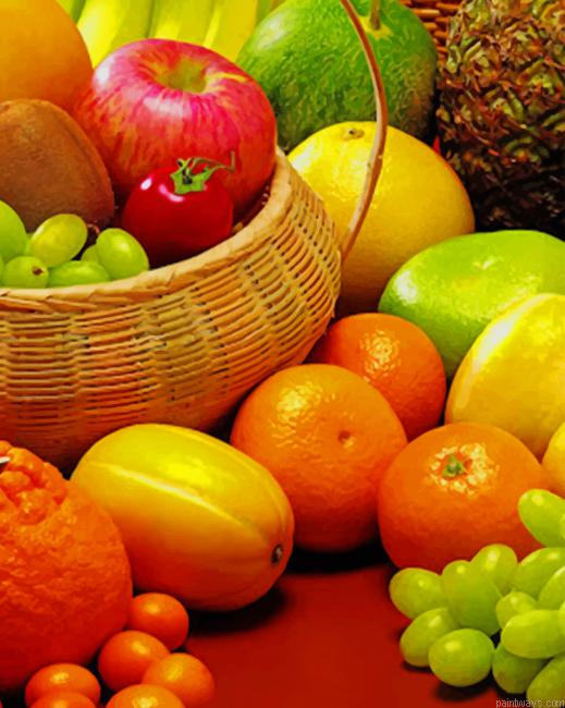 Fruits In A Bucket New Painting By Numberss.png
