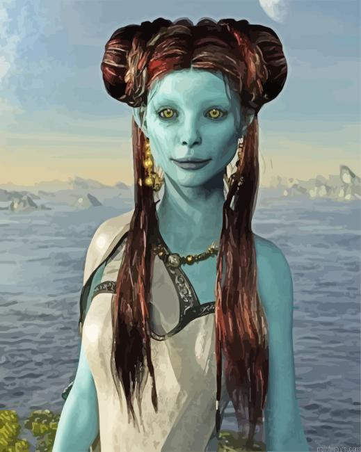 Galactic Woman Painting By Numberss.png
