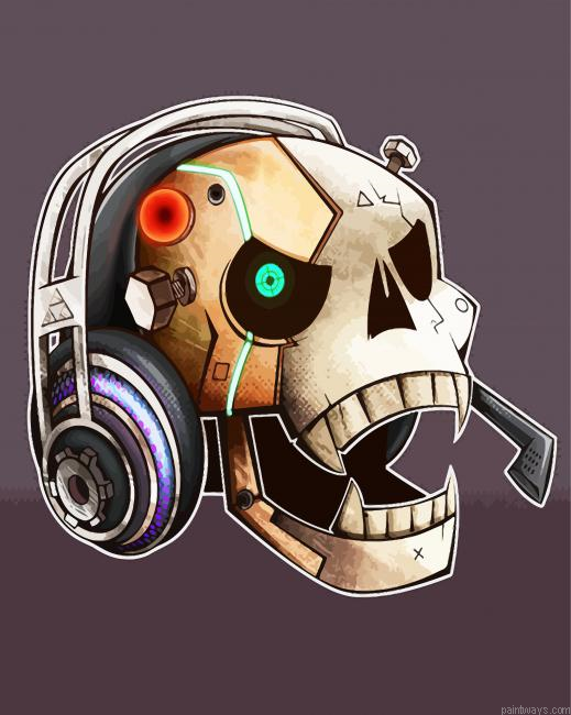 Gamer Head Skull Painting By Numberss.png