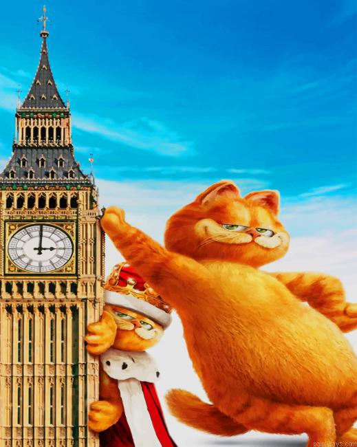 Garfield Cat New Painting By Numberss.png