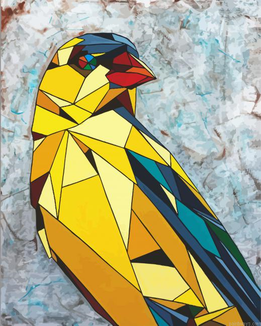 Geometric Goldfinch Painting By Numberss.png