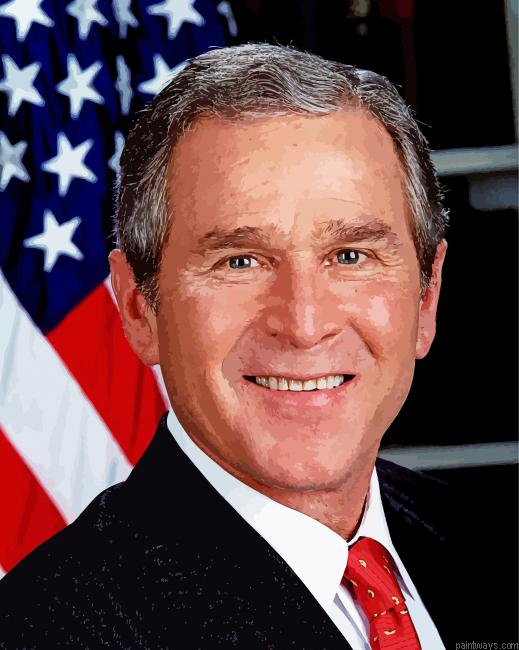 George Walker Bush Painting By Numberss.png