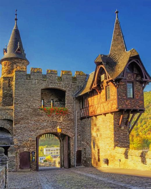 Germany Cochem Castle New Painting By Numberss.png