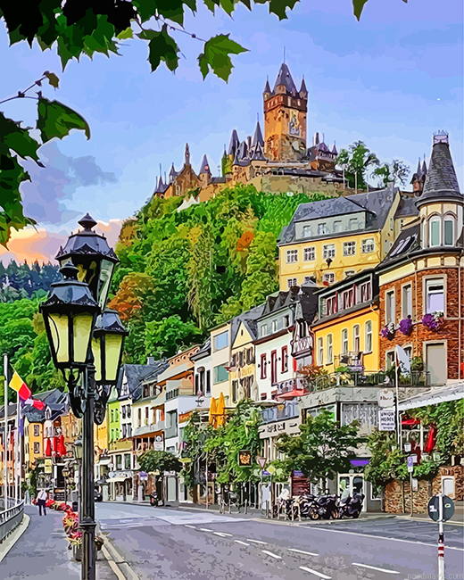 Germany Cochem Castle Painting By Numbers.png