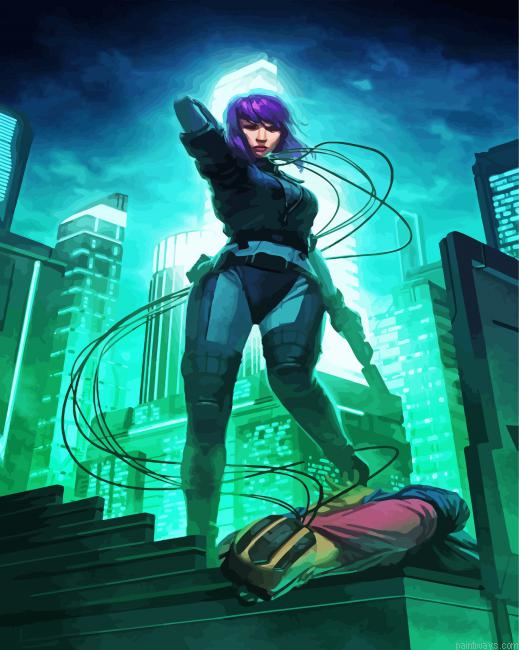 Ghost In The Shell Arise Painting By Numberss.png