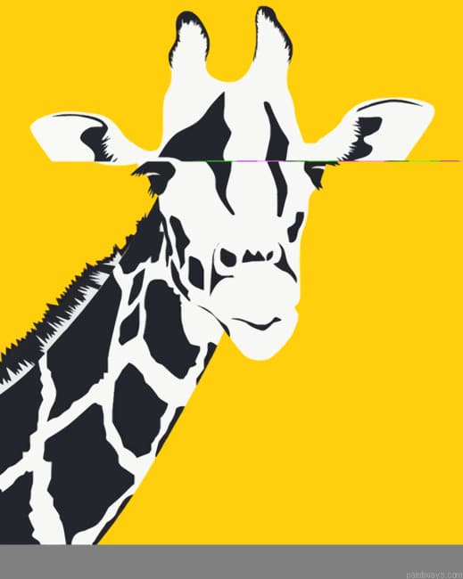 Giraffe Pop Art Painting By Numberss.png